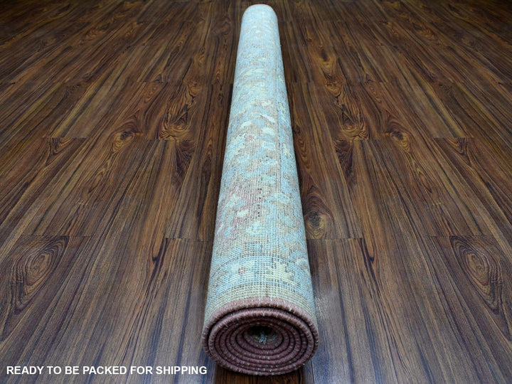 6'1" x 8'10" New Hand Knotted Brown Wool Rectangle Oriental Rug - MOA10267947