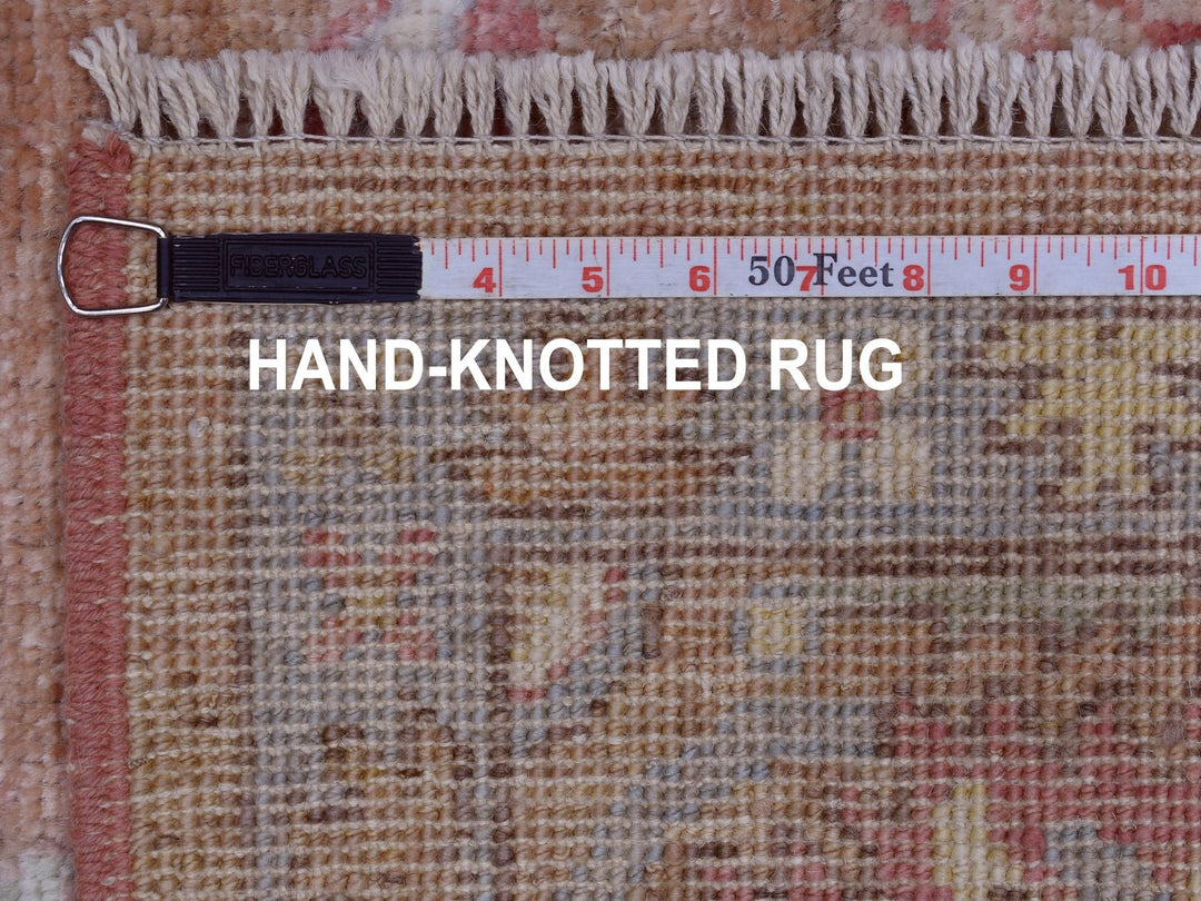 6'1" x 8'10" New Hand Knotted Brown Wool Rectangle Oriental Rug - MOA10267947