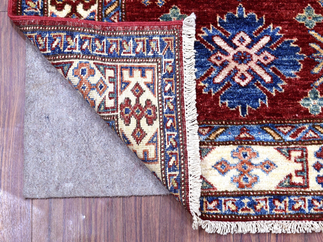 2'7" x 8'10" New Hand Knotted Red Wool Runner Oriental Rug - MOA10268029