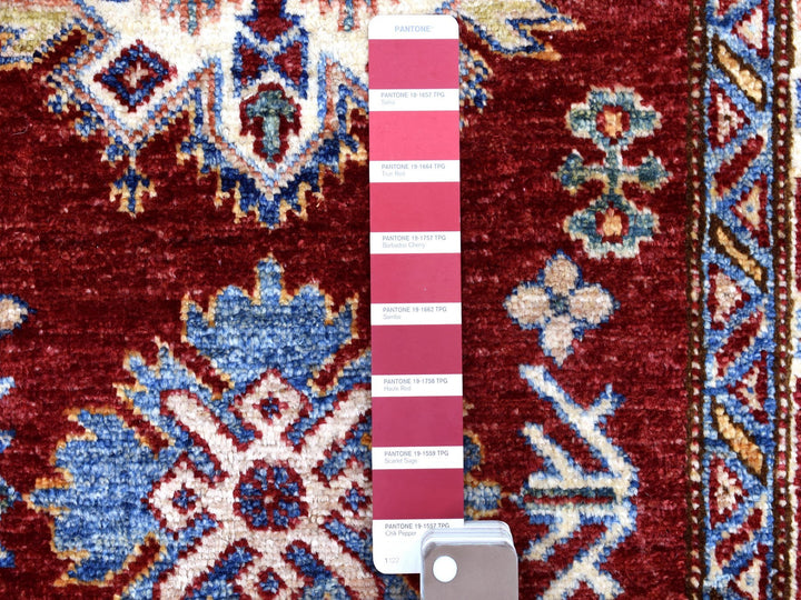 2'7" x 8'10" New Hand Knotted Red Wool Runner Oriental Rug - MOA10268029