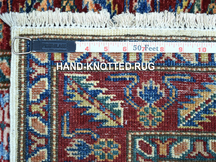 2'1" x 2'10" New Hand Knotted Ivory Wool Rectangle Oriental Rug - MOA10268128