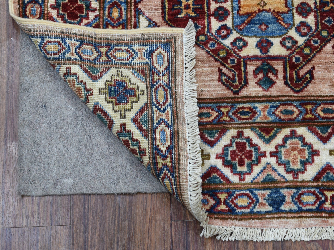 2'7" x 9'8" New Hand Knotted Brown Wool Runner Oriental Rug - MOA10268173