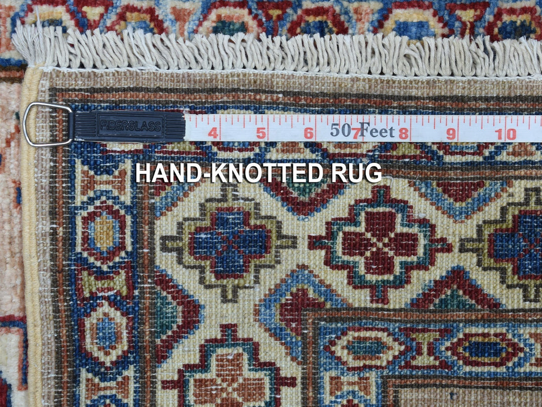 2'7" x 9'8" New Hand Knotted Brown Wool Runner Oriental Rug - MOA10268173