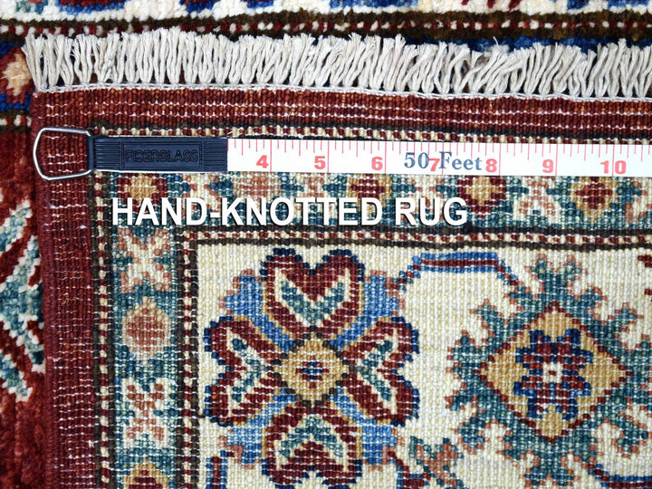 2'10" x 23'0" New Hand Knotted Red Wool Runner Oriental Rug - MOA10268644