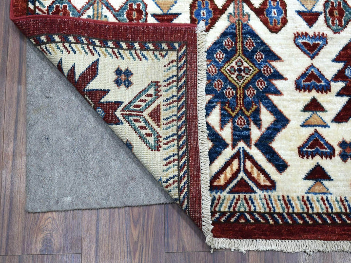 3'0" x 25'3" New Hand Knotted Red Wool Runner Oriental Rug - MOA10268645