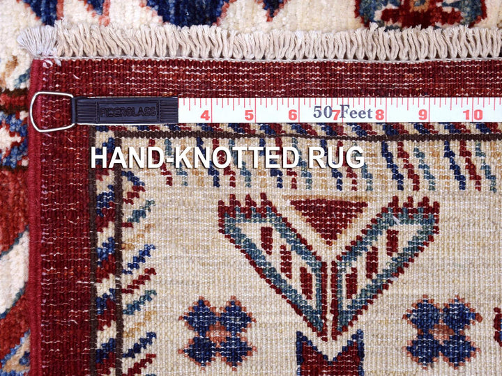 3'0" x 25'3" New Hand Knotted Red Wool Runner Oriental Rug - MOA10268645