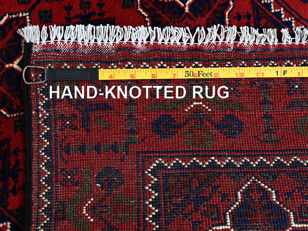 2'3" x 4'8" New Hand Knotted Red Wool Runner Oriental Rug - MOA102687