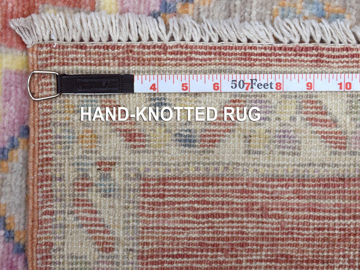 2'10" x 9'6" New Hand Knotted Red Wool Runner Oriental Rug - MOA10268985