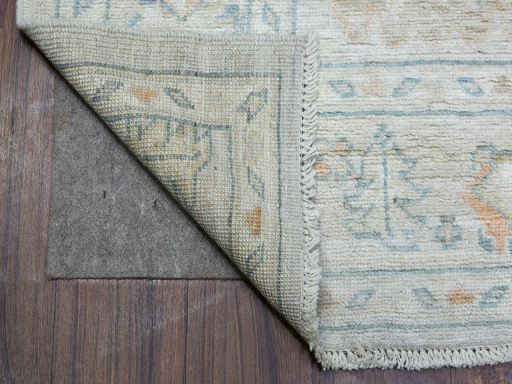 6'0" x 8'9" New Hand Knotted Grey Wool Rectangle Oriental Rug - MOA10269036