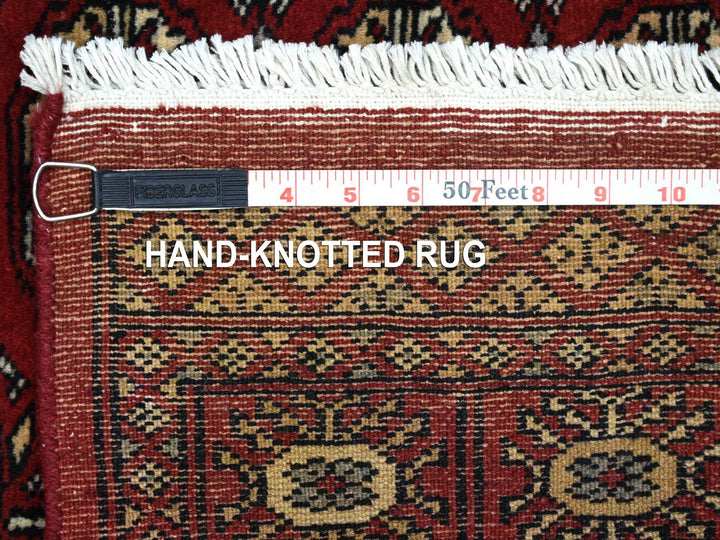 3'0" x 4'9" New Hand Knotted Red Wool Rectangle Oriental Rug - MOA10269225