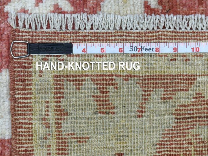 4'0" x 6'1" New Hand Knotted Red Wool Rectangle Oriental Rug - MOA10269725