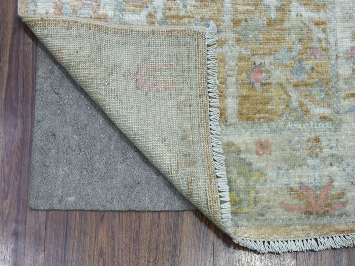 2'9" x 19'5" New Hand Knotted Brown Wool Runner Oriental Rug - MOA10269877
