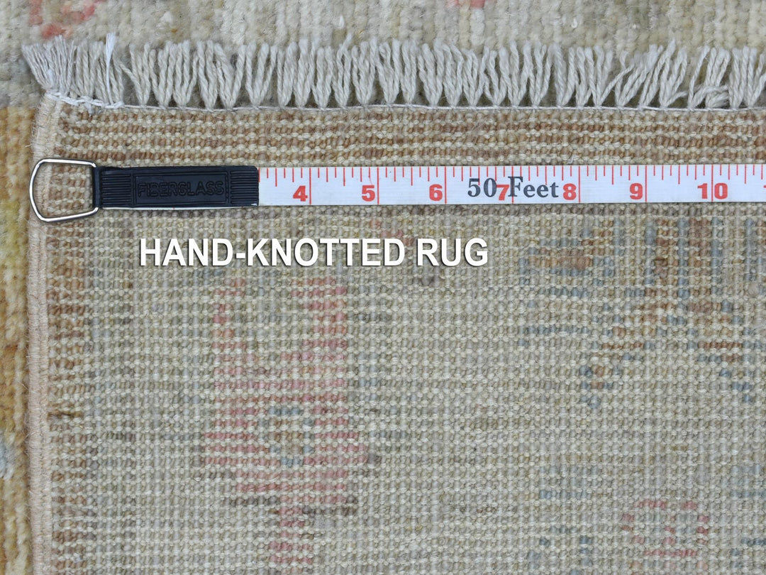 2'9" x 19'5" New Hand Knotted Brown Wool Runner Oriental Rug - MOA10269877