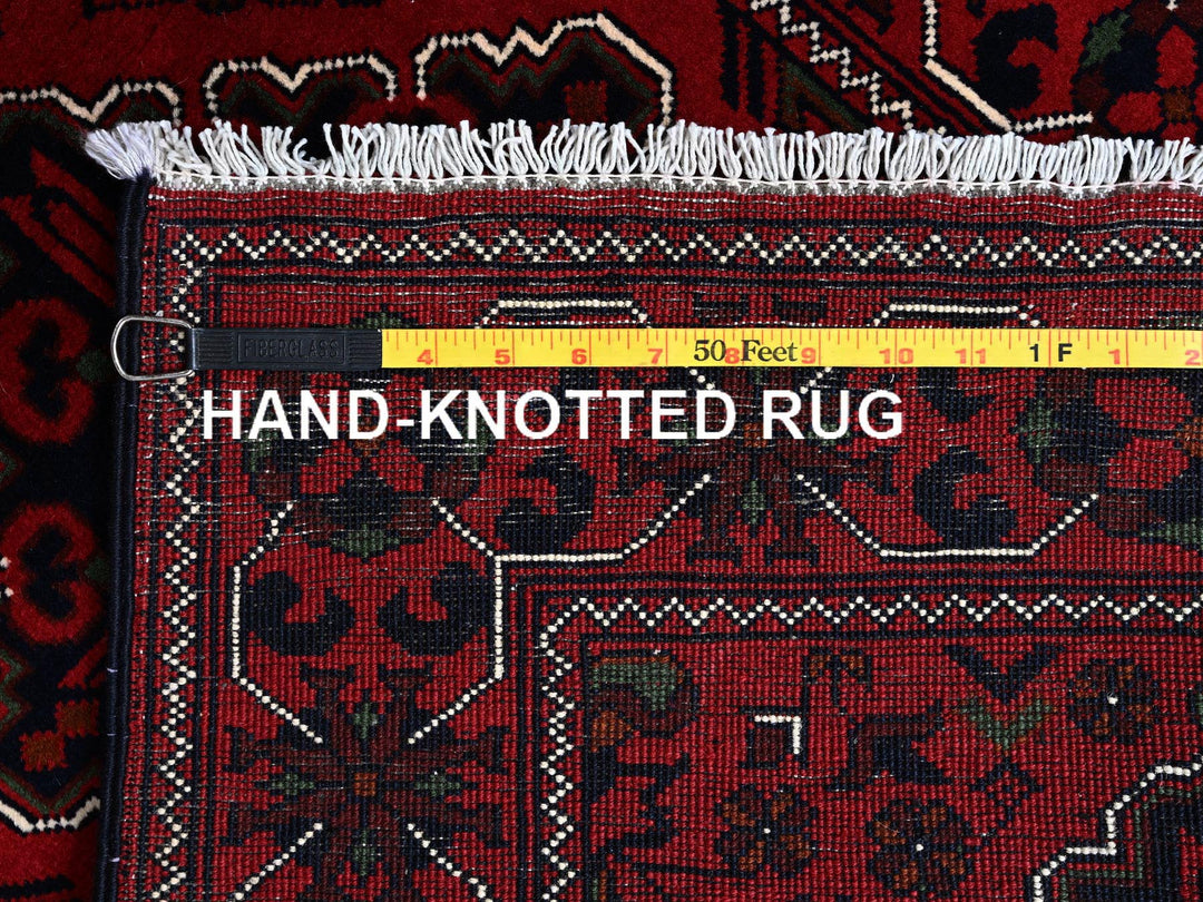 2'4" x 5'8" New Hand Knotted Red Wool Runner Oriental Rug - MOA102698