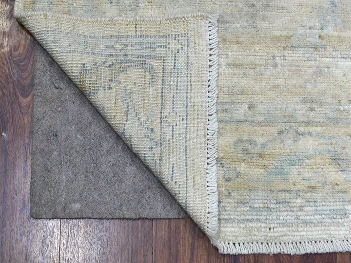 4'0" x 5'10" New Hand Knotted Grey Wool Rectangle Oriental Rug - MOA10270141