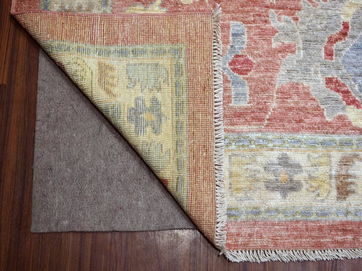12'0" x 16'0" New Hand Knotted Red Wool Rectangle Oriental Rug - MOA10270751