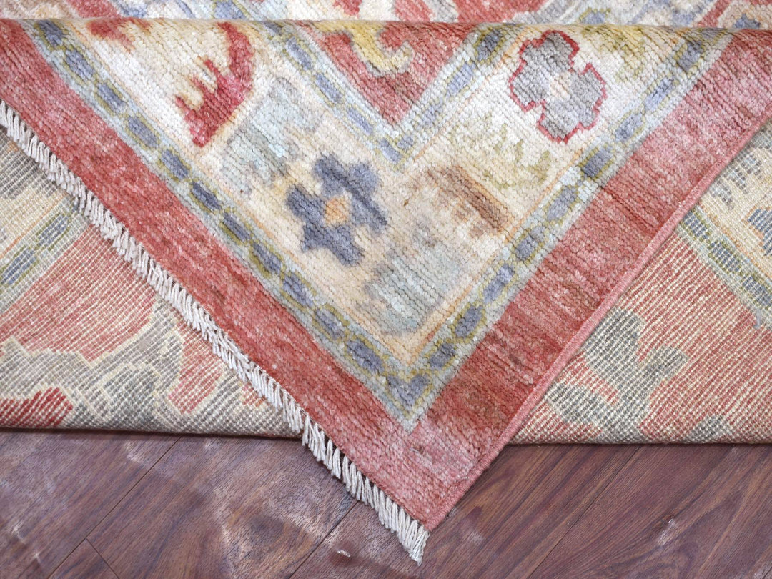 12'0" x 16'0" New Hand Knotted Red Wool Rectangle Oriental Rug - MOA10270751