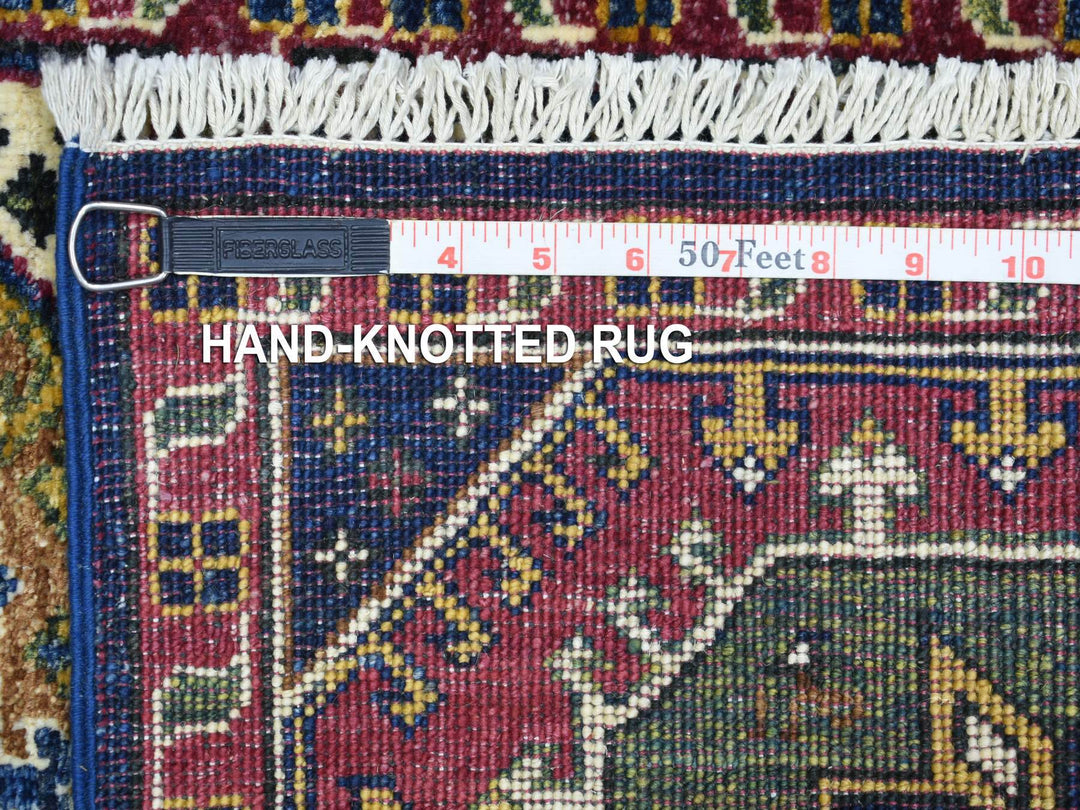 2'0" x 3'0" New Hand Knotted Blue Wool Rectangle Oriental Rug - MOA10270762