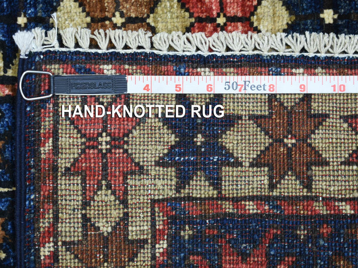 2'0" x 3'0" New Hand Knotted Blue Wool Rectangle Oriental Rug - MOA10271052