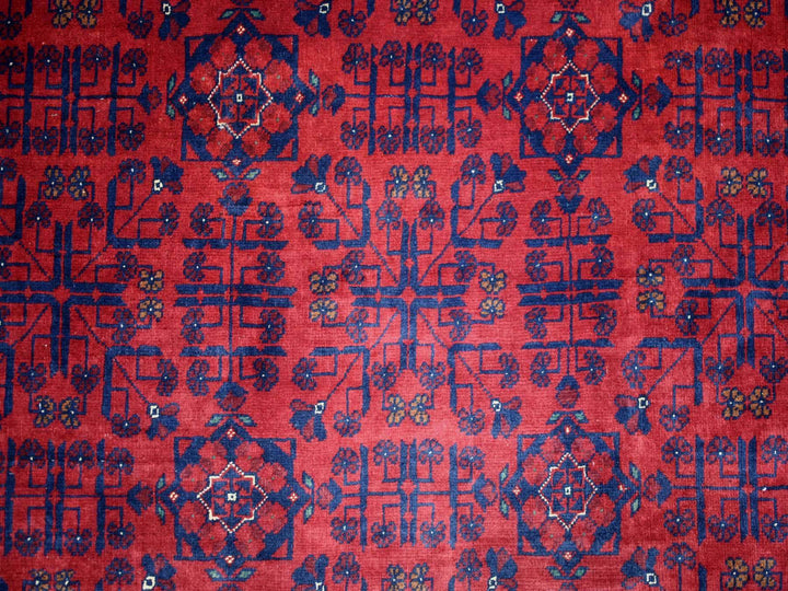 10'0" x 12'10" New Hand Knotted Red Wool Rectangle Oriental Rug - MOA10271915
