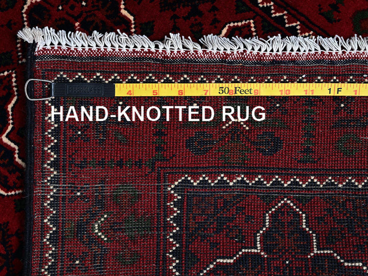 2'3" x 4'6" New Hand Knotted Red Wool Runner Oriental Rug - MOA102719