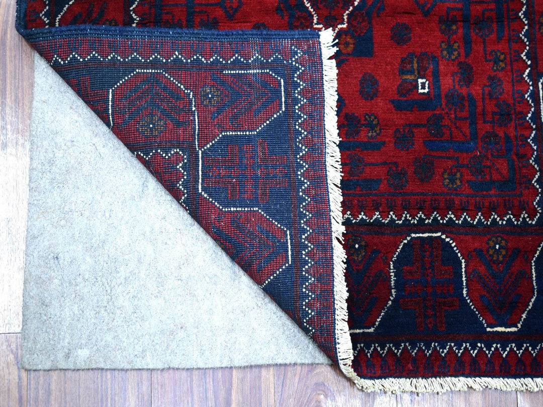 2'8" x 9'0" New Hand Knotted Red Wool Runner Oriental Rug - MOA10272017