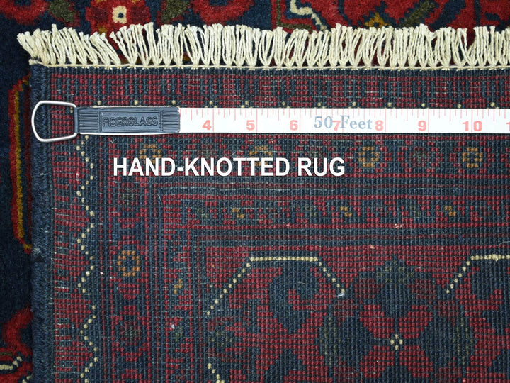 3'0" x 9'10" New Hand Knotted Red Wool Runner Oriental Rug - MOA10272020