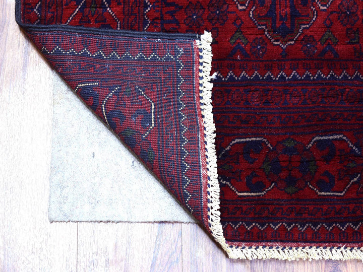 2'9" x 13'2" New Hand Knotted Red Wool Runner Oriental Rug - MOA10272031