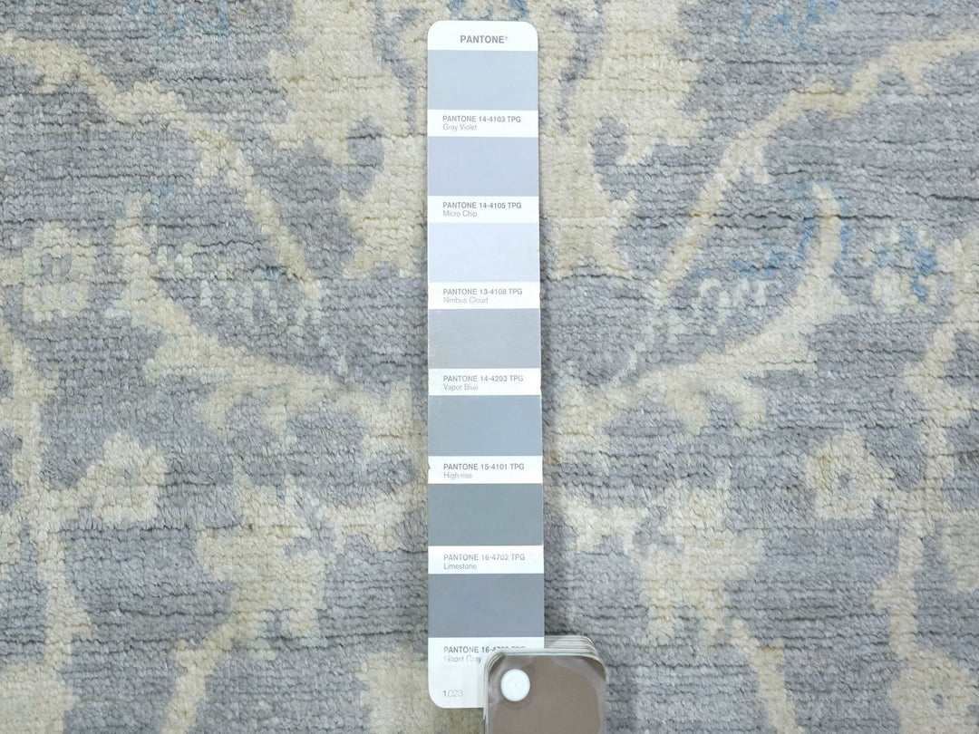 3'0" x 4'10" New Hand Knotted Grey Wool Rectangle Oriental Rug - MOA10272083