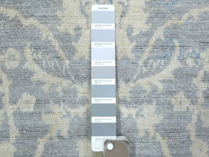 3'0" x 4'10" New Hand Knotted Grey Wool Rectangle Oriental Rug - MOA10272083
