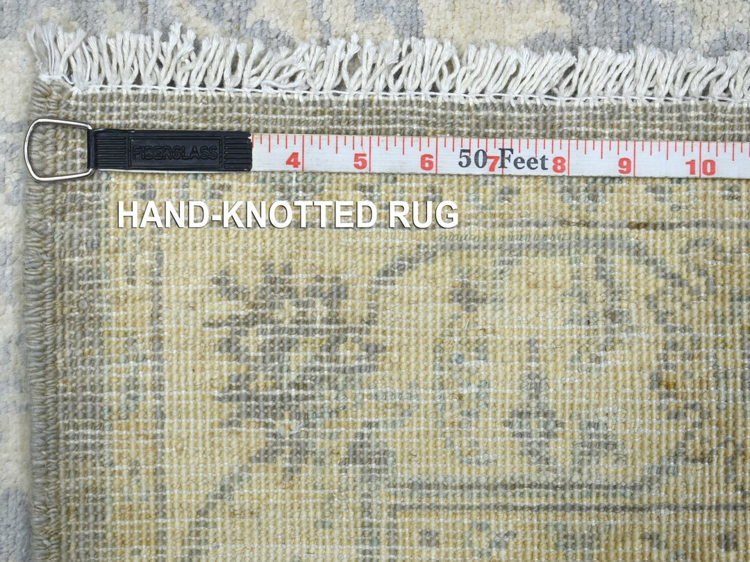 3'0" x 4'10" New Hand Knotted Grey Wool Rectangle Oriental Rug - MOA10272083