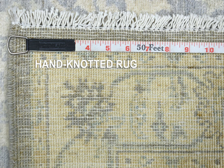 3'0" x 4'10" New Hand Knotted Grey Wool Rectangle Oriental Rug - MOA10272083