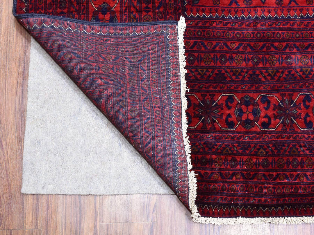 10'0" x 19'2" New Hand Knotted Red Wool Rectangle Oriental Rug - MOA10272328