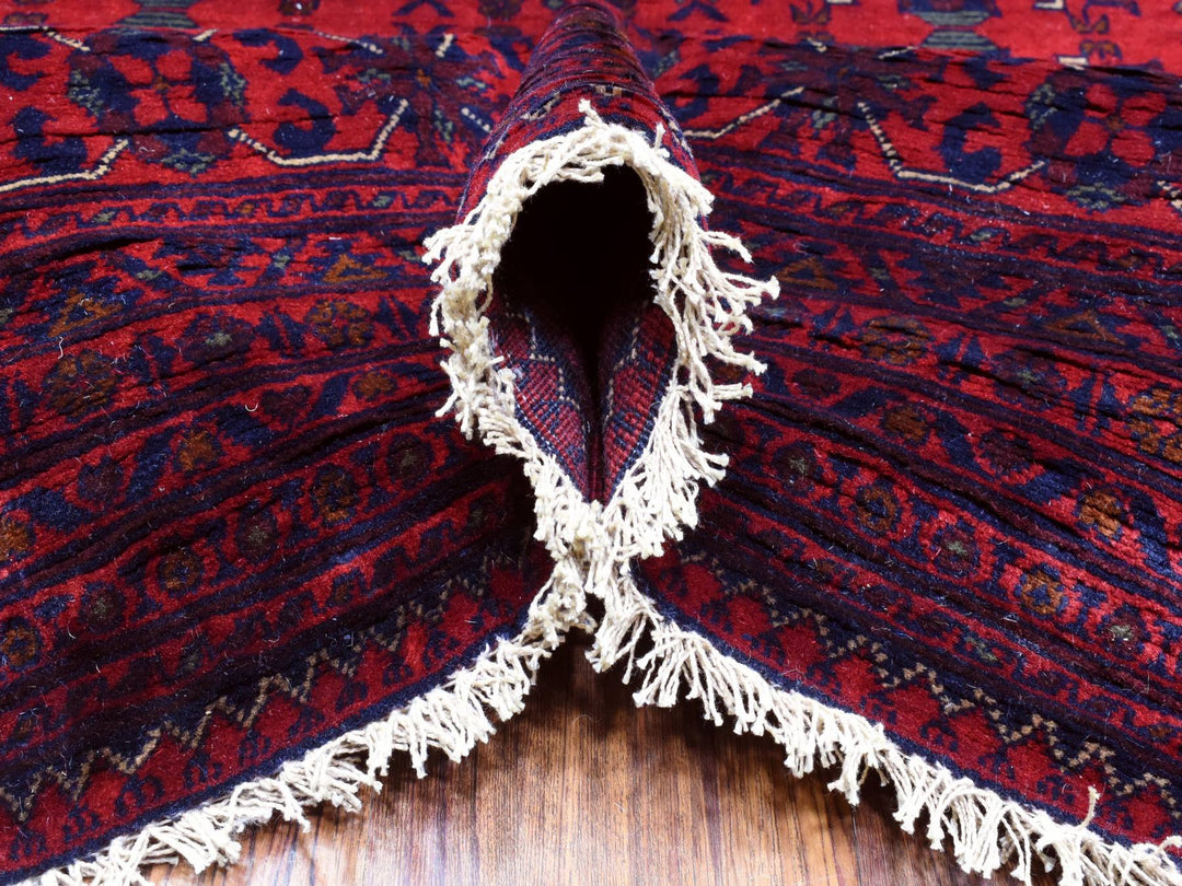 10'0" x 19'2" New Hand Knotted Red Wool Rectangle Oriental Rug - MOA10272328
