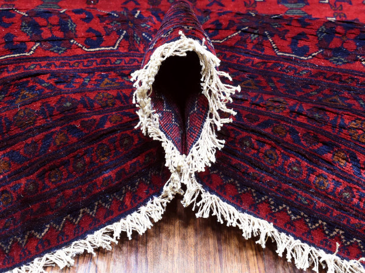 10'0" x 19'2" New Hand Knotted Red Wool Rectangle Oriental Rug - MOA10272328