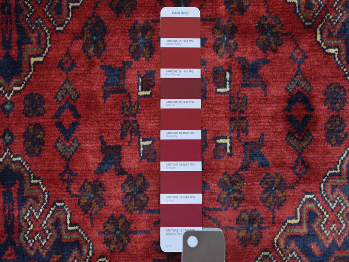 10'0" x 19'2" New Hand Knotted Red Wool Rectangle Oriental Rug - MOA10272328