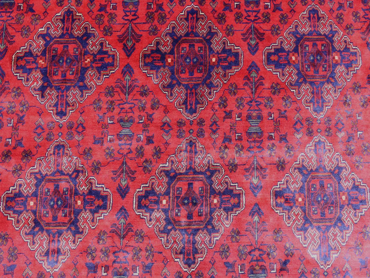 10'0" x 19'2" New Hand Knotted Red Wool Rectangle Oriental Rug - MOA10272328