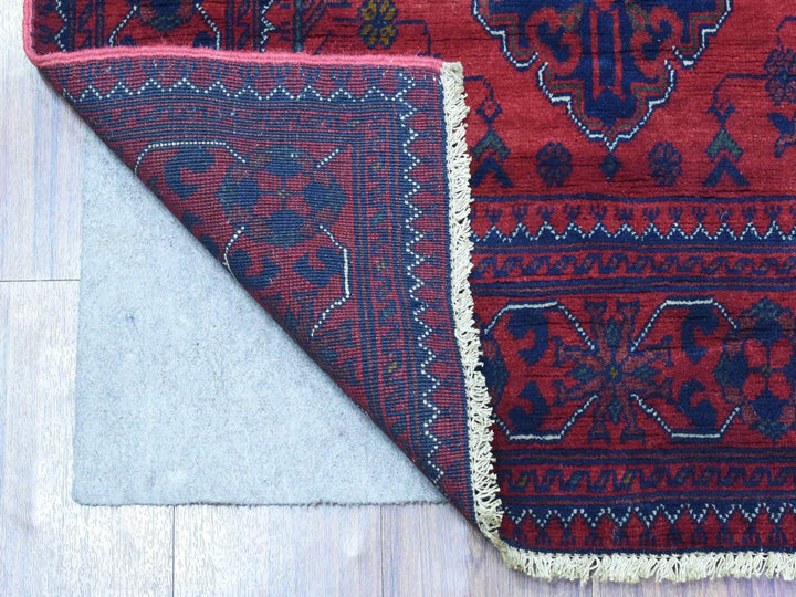 2'10" x 10'0" New Hand Knotted Red Wool Runner Oriental Rug - MOA10272338