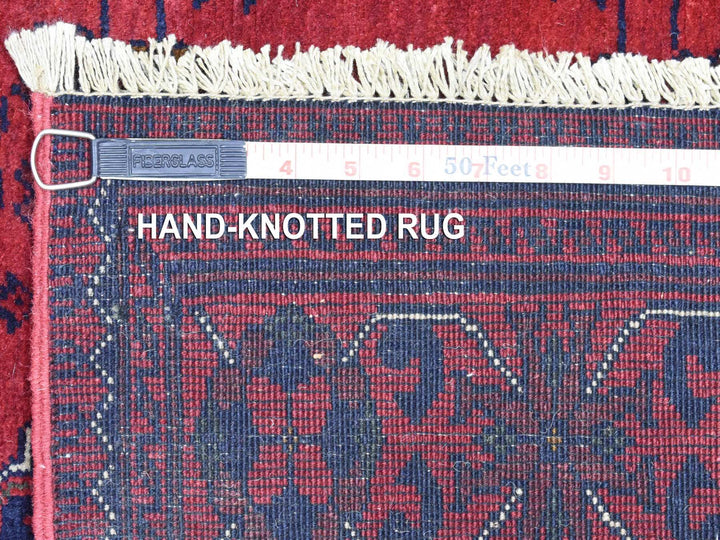 2'10" x 10'0" New Hand Knotted Red Wool Runner Oriental Rug - MOA10272338