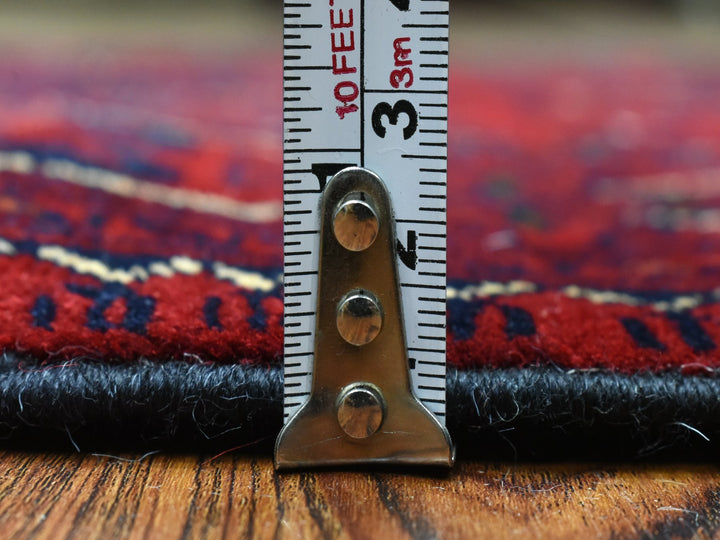2'9" x 13'0" New Hand Knotted Red Wool Runner Oriental Rug - MOA10272497