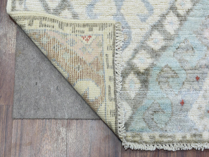 4'0" x 6'1" New Hand Knotted Multicolored Wool Rectangle Oriental Rug - MOA10272743