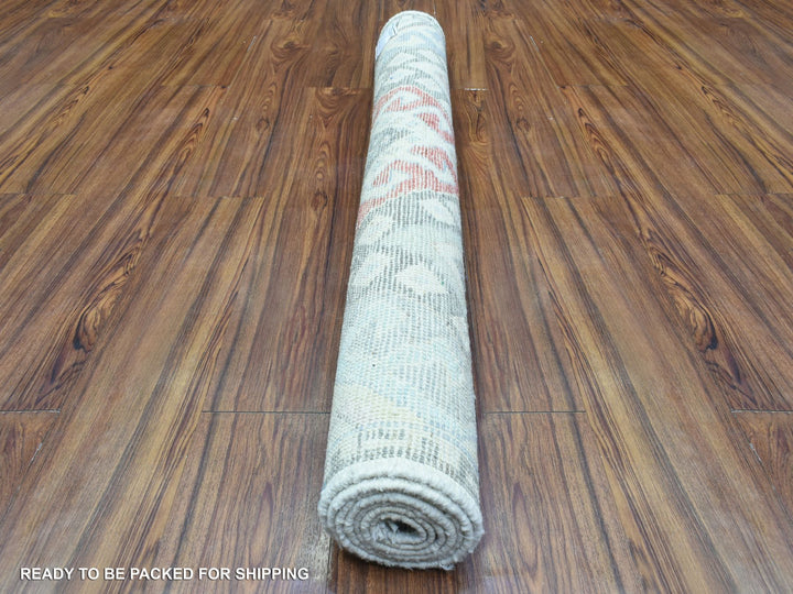 4'0" x 6'1" New Hand Knotted Multicolored Wool Rectangle Oriental Rug - MOA10272743