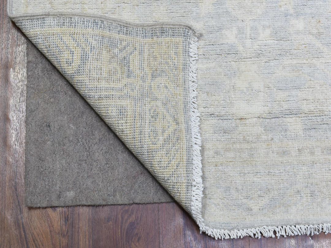 2'8" x 9'6" New Hand Knotted Blue Wool Rectangle Oriental Rug - MOA10272761