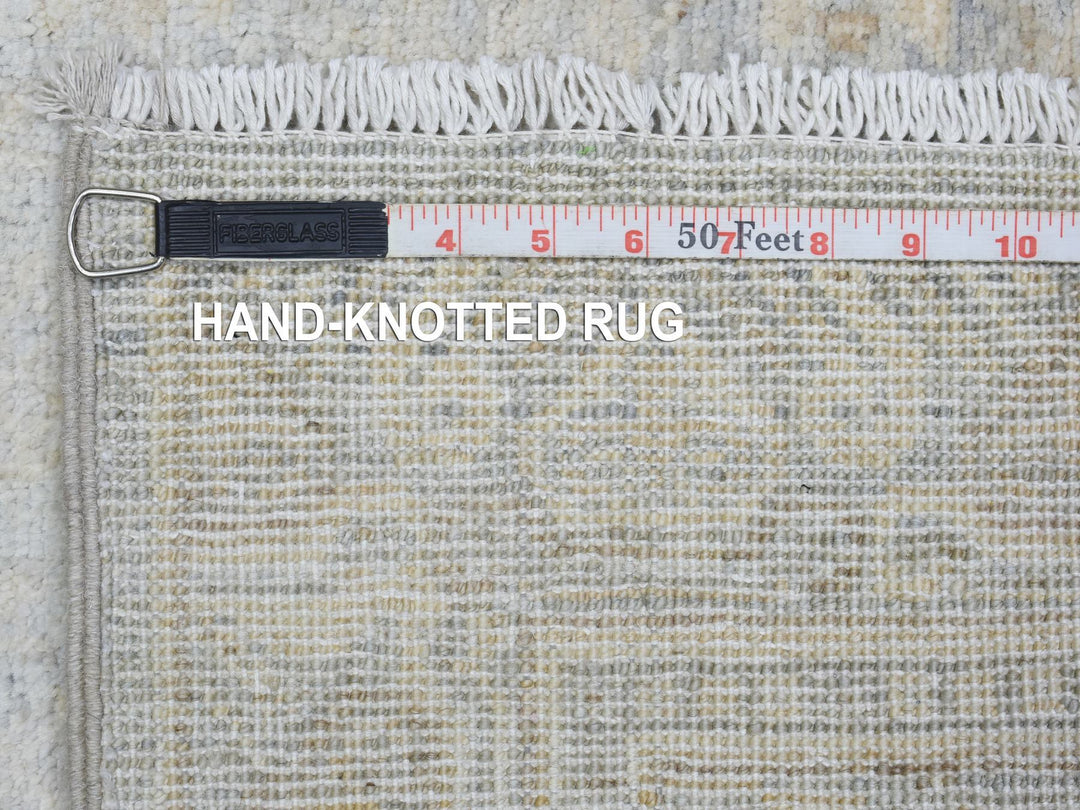 2'8" x 9'6" New Hand Knotted Blue Wool Rectangle Oriental Rug - MOA10272761