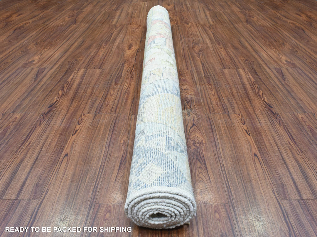 6'1" x 8'8" New Hand Knotted Multicolored Wool Rectangle Oriental Rug - MOA10272795