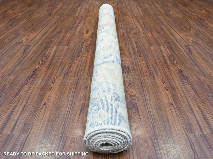 6'1" x 8'8" New Hand Knotted Multicolored Wool Rectangle Oriental Rug - MOA10272795