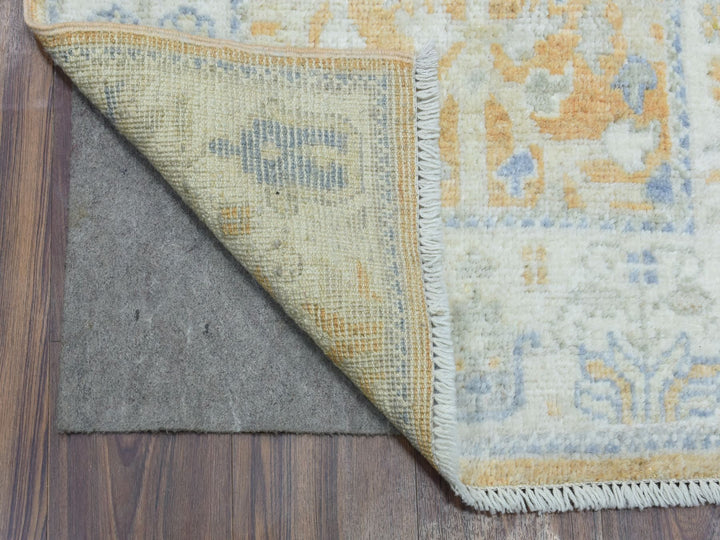 2'6" x 19'2" New Hand Knotted Orange Wool Runner Oriental Rug - MOA10272838