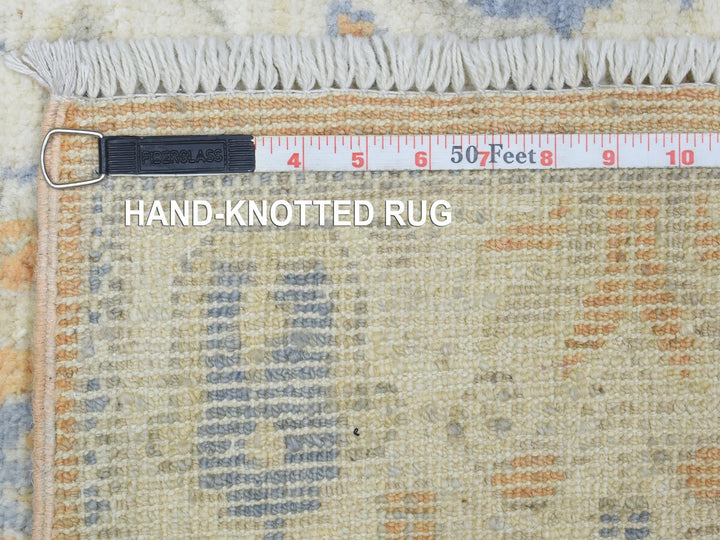 2'6" x 19'2" New Hand Knotted Orange Wool Runner Oriental Rug - MOA10272838