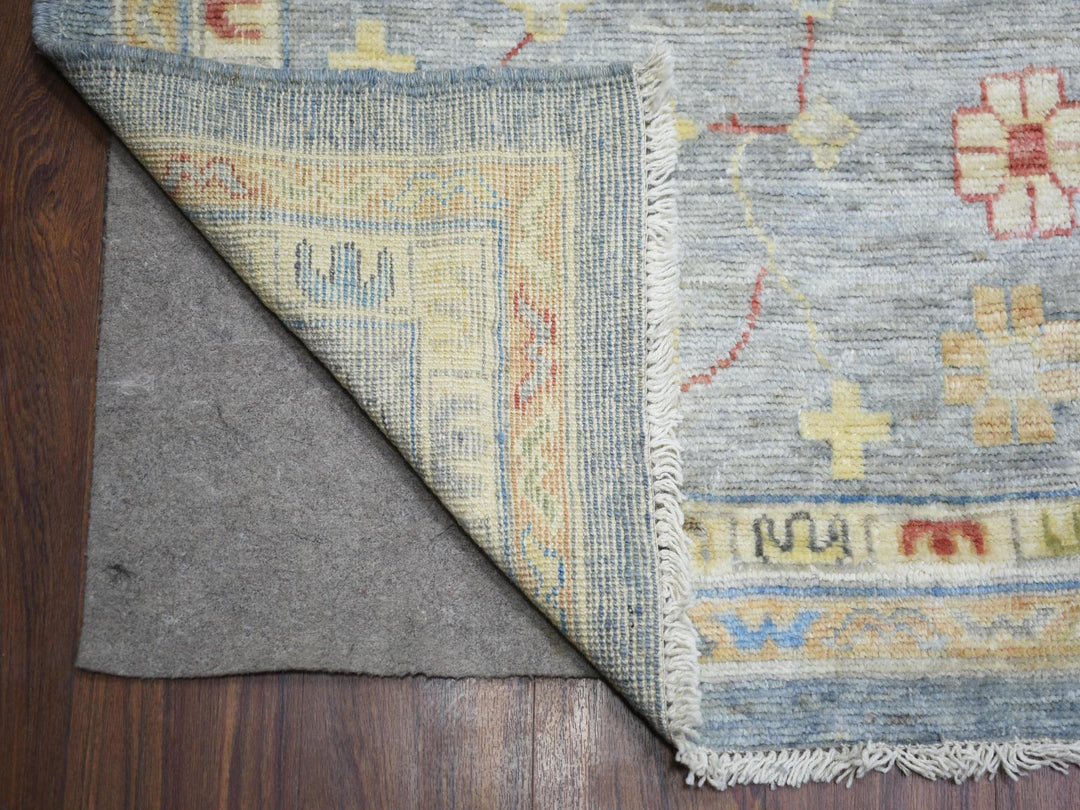 12'0" x 16'0" New Hand Knotted Grey Wool Rectangle Oriental Rug - MOA10273024
