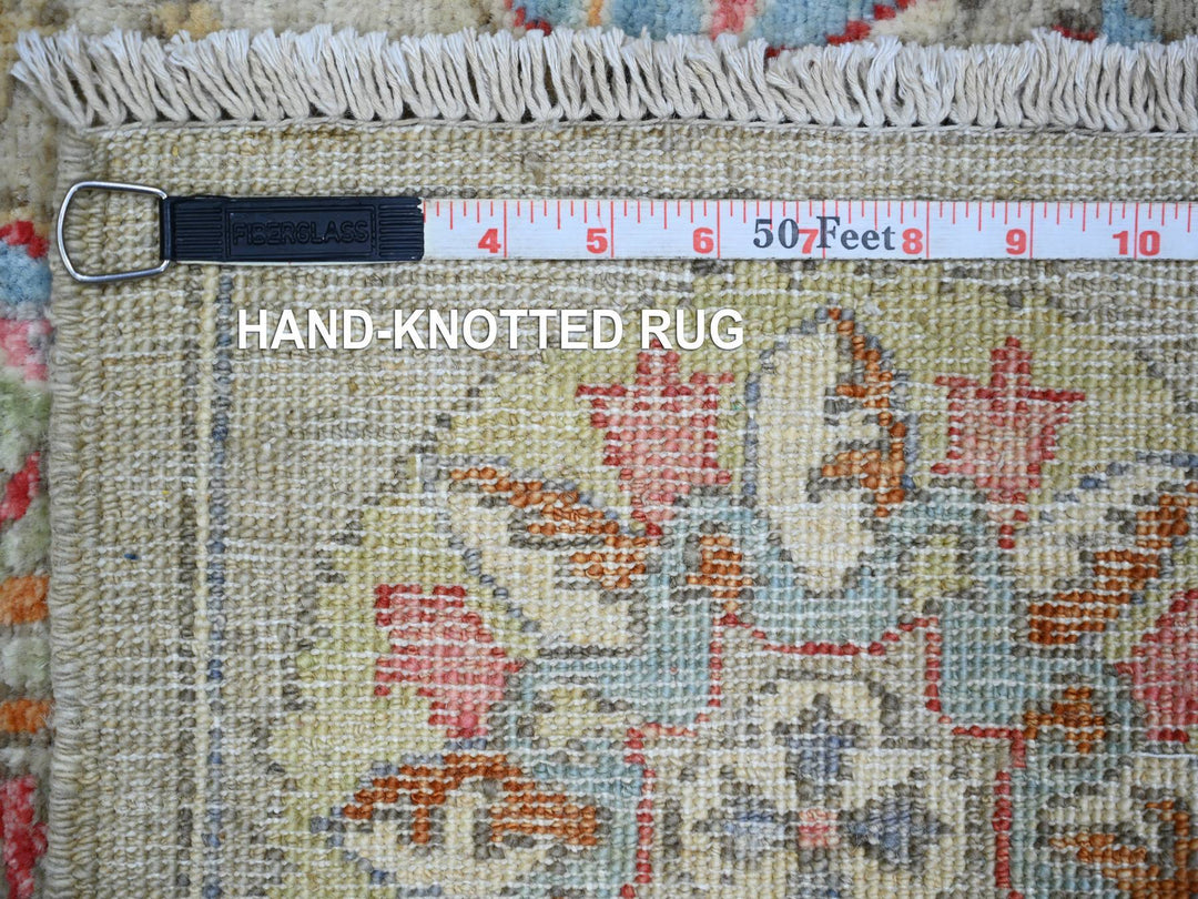 4'0" x 5'10" New Hand Knotted Brown Wool Rectangle Oriental Rug - MOA10273146